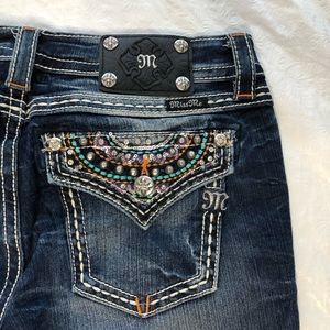 NWT Miss Me Signature Boot Jeans 31. Were hemmed-28 inch inseam